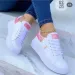 Casual Women Fashion Butterfly Decor Round Head Sneakers Leather Lace Up Platform Ladies Vulcanized Female Footwear_desvips.com