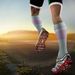 Sports Socks Women's Striped Color Block Compression Socks New Style For Cycling And Running Sports Accessories_desvips.com