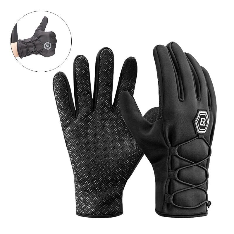 ROCKBROS Bicycle Winter Gloves Warm Gloves Touchscreen Waterproof DHL_desvips.com