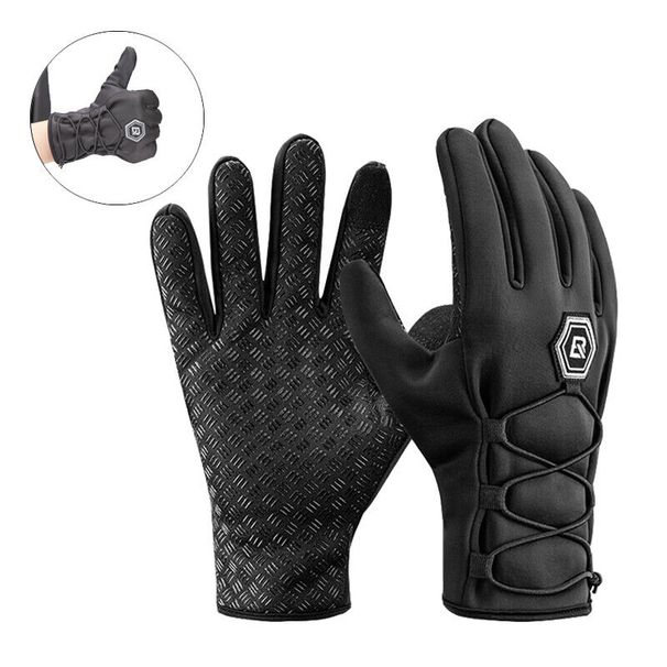 ROCKBROS Bicycle Winter Gloves Warm Gloves Touchscreen Waterproof DHL_desvips.com