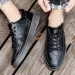 Leather Casual In Spring And Autumn New British Style Low Top Lace Up Men S Shoes Classic Flat Sole For Outdoor Ddmydog_desvips.com