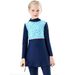 Muslim Swimwear Swimsuit Girl Conservative Swimsuit Bukini Children's Beach Swimsuit_desvips.com