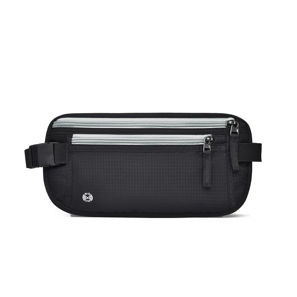 Passport Document Bag Close-fitting Invisible Waterproof Rfid Anti-theft Waist Bag Overseas Travel Money Bag Storage Bag_desvips.com