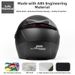 DOT Certified AD Motorcycle Helmet Bluetooth Headset, Suitable For Men And Women, All Seasons, Electric Vehicle Safety Helmet, LED Taillight_desvips.com