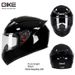 Qike Unisex Motorcycle Helmet All Season Bluetooth Full Face Personalized Car Rider Helmet_desvips.com