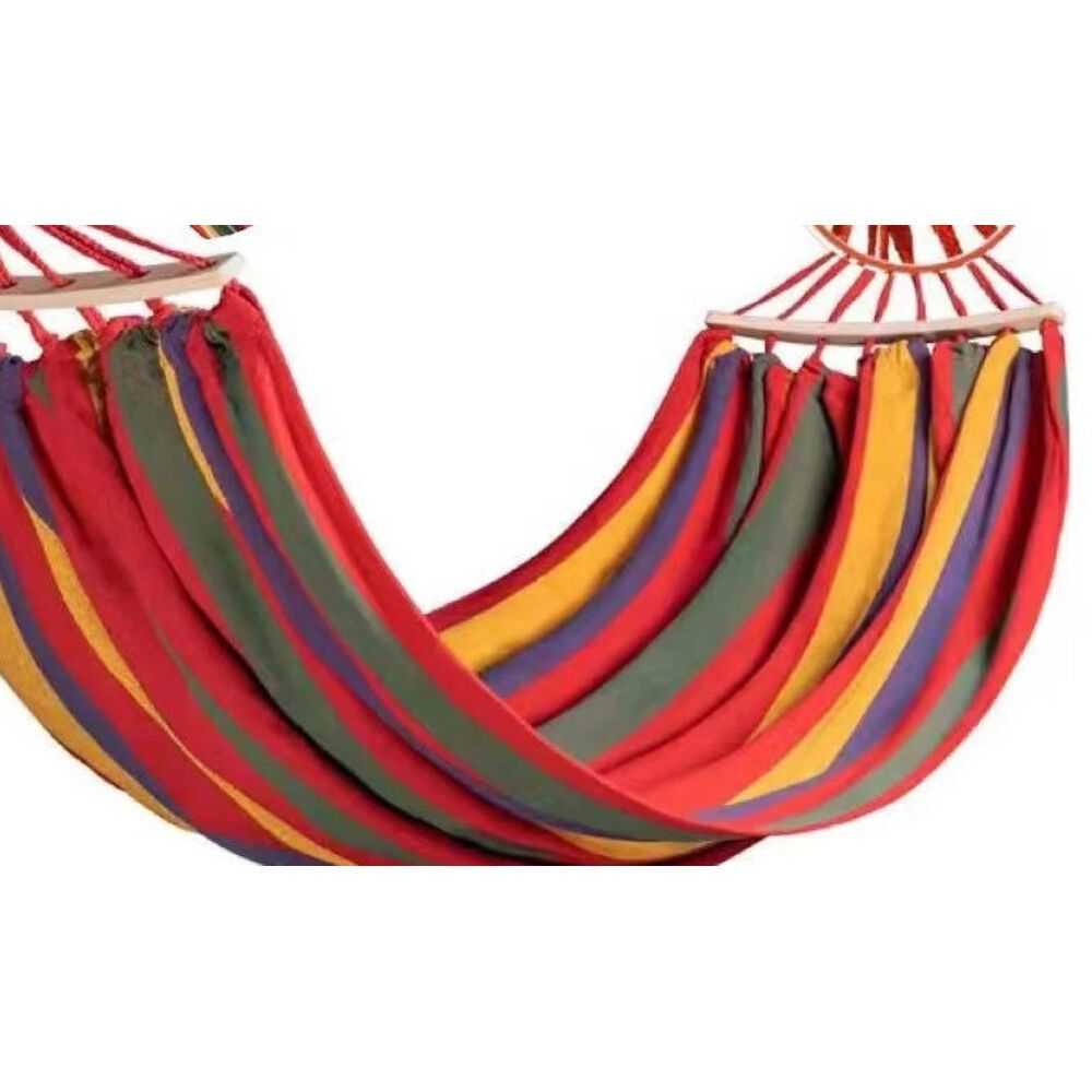 Anti-Tip Portable Camping Home Use Adult Outdoor Nap Children's Net Hammock Tied To Tree_desvips.com