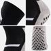 Adult Mid Calf Non-Slip Soccer Socks With Adhesive Dots Sports Socks Repackaged And Tagged_desvips.com