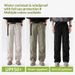 001 Detachable Men's Summer Lightweight Three-Proof Cargo Outdoor Waterproof Windproof Hiking Casual Long Pants_desvips.com