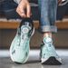 Summer Casual Men, New Fashionable Versatile Breathable Mesh Rotating Buckle Running Shoes Suitable For Outdoor Sports_desvips.com