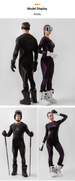 Autumn And Winter Outdoor Ski Quick-drying Clothes Sports Bras For Men And Women Moisture-wicking Base Compression Thermal Underwear Sets_desvips.com
