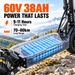 SUNNIGOO X10 6000W Dual Motors Electric Scooter 60V 38Ah 80km/h Fast Speed 80km Long Range 11 Inch All Terrain Off Road Tire Mecha-Style_desvips.com