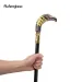 Golden Black Long Head Eagle Luxury Walking Stick Party Fashion Decorative Cospaly Cane Knob Crosier 90cm Performance Stage Cane_desvips.com
