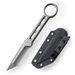 EDC Fixed Blade Knife With Sheath, 2.83 Inch Outdoor Survival Blade, Full Tang Hunting Knife For Men And Women, Model BS-02_desvips.com