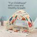 Kids Play Tent With Squirrel Design Portable Sun Shelter For Indoor Outdoor Use UV Protection Mosquito Net_desvips.com