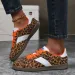Leopard Print Women Outdoor Classic Retro Trainers Walking Sneakers Fashion Free Shipping New Lace Up Non-Slip Casual_desvips.com