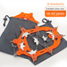 19-Tooth Outdoor Sports Climbing Spikes Ice Shoe Chains Road Anti-Slip Snow Gripper_desvips.com
