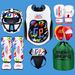 Children's Boxing Sanda Protective Gear Full Set Men And Women Fighting Mask Helmet Muay Thai Training Chest And Leg Crotch Suit Thick_desvips.com
