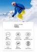 Ski Bag Veneer Cover Portable Simple Version Anti-scratch Anti-rust Veneer Board Blade Dumpling Leather Protective Cover_desvips.com