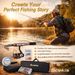Carbon Fiber Telescopic Fishing Rod And Reel Combo Kit For Sea Saltwater Freshwater Fishing_desvips.com