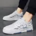2025 Versatile White Summer New Breathable Mesh Men'S Sports And Leisure Board Shoes_desvips.com