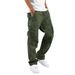 Summer New Men's Cargo Pants Drawstring Multi Pocket Casual Pants_desvips.com