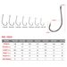 Brand PRO BEROS Fishing Gear Barbed Maruyo 100pcs/Pack Bulk High Carbon Steel Single Hooks_desvips.com
