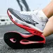 Men's Carbon Board Sneakers Anti-slip Cushioned Comfortable Racing Training Running Mesh Tennis Shoes Casual For Women_desvips.com