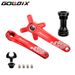 RIRO Mountain Bike Hollow Integrated Crank 36/38/40T Modified Positive And Negative Teeth Single Chainring_desvips.com