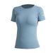 Women's Summer Gym Sports Top Round Neck Short Sleeve Quick-Dry Running T-Shirt Elastic Tight Yoga Shirt_desvips.com