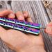 Foldable Butterfly Knife Trainer Stainless Steel Portable Training Tool Cosplay Accessories Practice Knifes For Outdoor_desvips.com