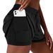 Yevrimow Women's 2 In 1 Running Shorts For Gym Yoga Workout Athletic Shorts High-Waisted Shorts With Liner Pockets_desvips.com