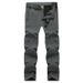 Hiking Clothings Men's Winter Outdoor Soft Shell Hiking Pants Waterproof And Windproof Ski Thick Fleece Trousers_desvips.com