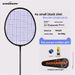 Guangyu Ultra-Light 72g Professional Training Men And Women Adult Single Carbon Fiber Badminton Racket Wholesale_desvips.com