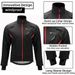 ROCKBROS Cycling Suit Sports Jacket Winter Jacket Trousers Sports Warm European Size_desvips.com