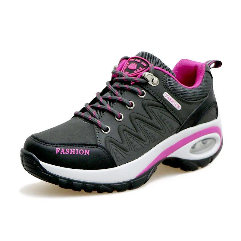 Sports Platform Sneakers Fashion Outdoor Hiking Non-Slip Casual Low Top Running Shoes Women Footwear_desvips.com