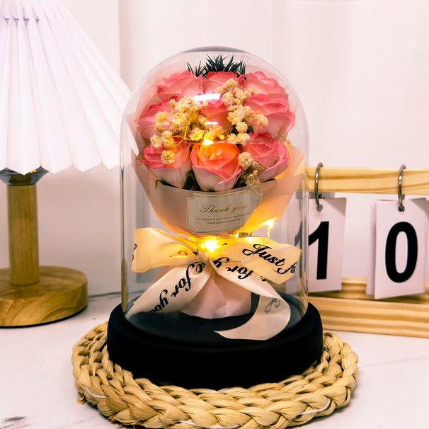 Mother's Day Gift: Eternal Rose In A Glass Dome, 520 Gift For Girlfriend, Wife, Best Friend, Goddess, Mom, Birthday_desvips.com