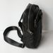 Black Leather Chest Bag Youth Outdoor Sports Business Casual Fashion All-Matching Vertical Top Layer Cowhide Pure Color_desvips.com