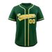 Men's White Baseball Jersey Casual Short Sleeved Embroidered And Stitching V-Neck Button T-Shirt Party Sports Top_desvips.com