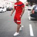 men's casual two piece set summer oversized short sve shorts running sportswear_desvips.com