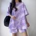 Women's Summer Lightweight Sports Casual 2025 New Style For Petite Women, Versatile Sweet Cool Top And Shorts Two-Piece_desvips.com