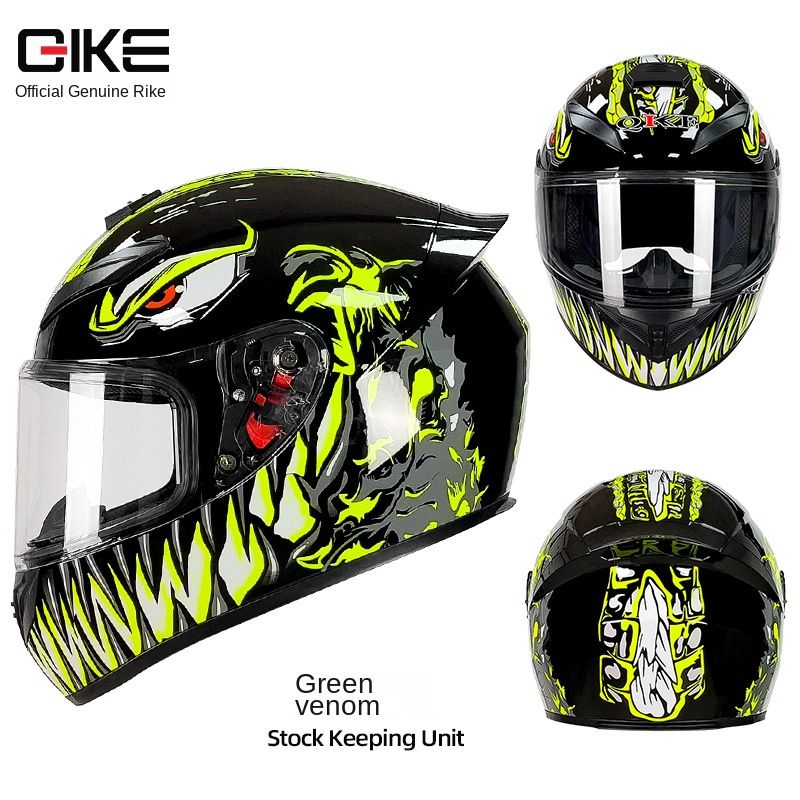 Qike Full Face Helmet For Men And Women Riding Motorcycle Electric Vehicle Bluetooth Safety Helmet All Season Personalized_desvips.com