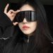 Glasses Oversized Frame Outdoor Cycling Windproof Sports Men And Women Mountaineering Skiing Eye Protection Slimming_desvips.com