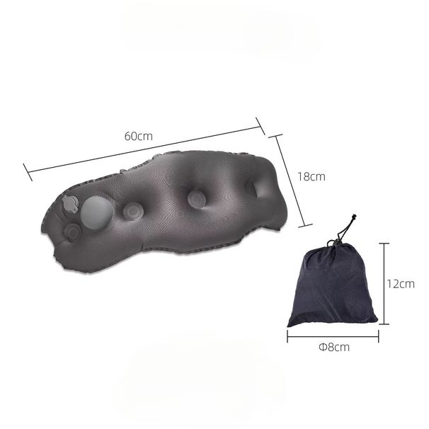 WELLHIKE Outdoor Inflatable Waist Support Camping Travel Lumbar Office Chair Long Sitting Artifact Back Cushion Car_desvips.com