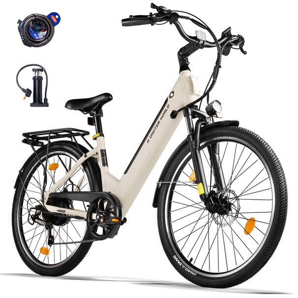 AVDL-A32 Electric Bicycle For Adults 36V 12.8AH *250W 26-inch Urban Mountain Commuter Bike_desvips.com