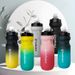 Mountain Bike Cycling Bottle High Temperature Resistant Squeaky Mouth Water Cup Large Capacity Portable Running Sports_desvips.com