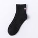 Embroidered I HAVE Mid Calf Socks Unisex Unique Spring Summer Style Solid Color Black White Cotton Korean Street Fashion High Calf_desvips.com