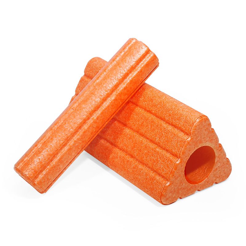 Yoga Triangle Block Foam Ankle Muscle Relaxation Wolf Tooth Stick 2-in-1 Shoulder And Neck Massage Roller_desvips.com