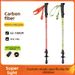 Kuangtu Carbon Fiber Outdoor Children's Hiking Non-Slip Walking Stick Ultra-Light Cane Telescopic Convenient Climbing_desvips.com