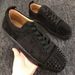 Correct 26xx Logo 1 Men's With Rivets Red Sole Sneakers Rivet Couple Trendy Brand European Style Casual Shoes Black_desvips.com