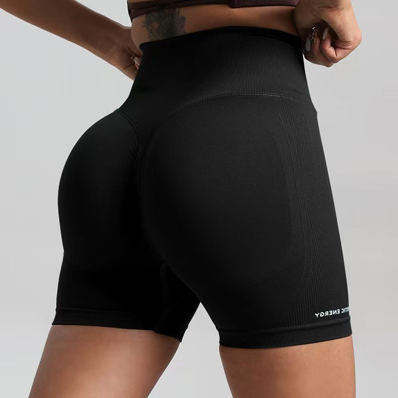 2026 New Women's High Waisted Yoga Shorts Tummy Control Booty Lifting Workout Shorts_desvips.com